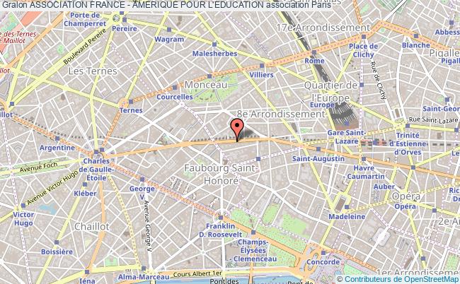 plan association Association France - Amerique Pour L'education Paris