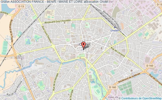 plan association Association France - Benin / Maine Et Loire Cholet