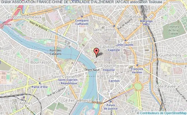 plan association Association France-chine De La Maladie D'alzheimer (afcad) Toulouse