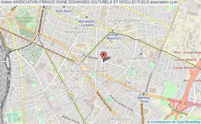 plan association Association France-chine Échanges Culturels Et Intellectuels Lyon 8