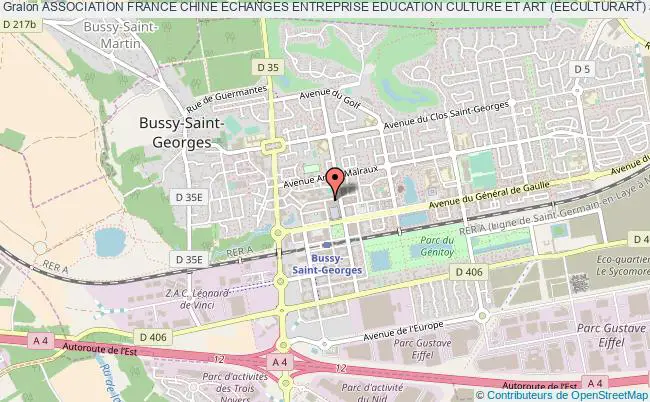 plan association Association France Chine Echanges Entreprise Education Culture Et Art (eeculturart) Bussy-Saint-Georges