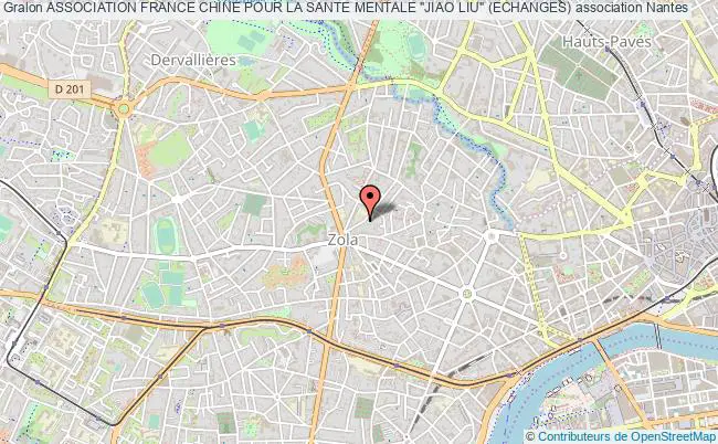 plan association Association France Chine Pour La Sante Mentale "jiao Liu" (echanges) Nantes