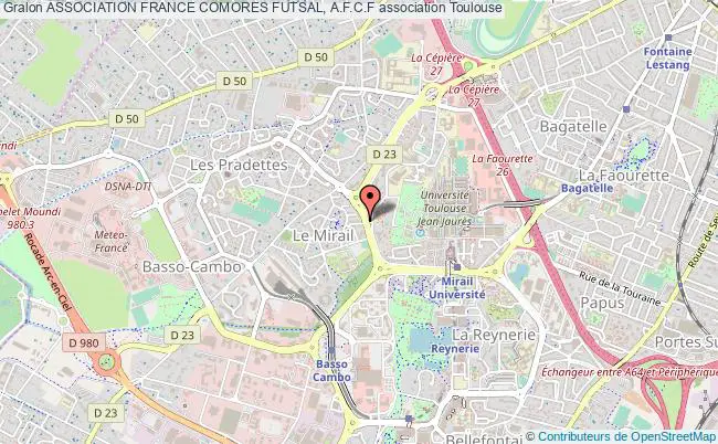 plan association Association France Comores Futsal, A.f.c.f Toulouse