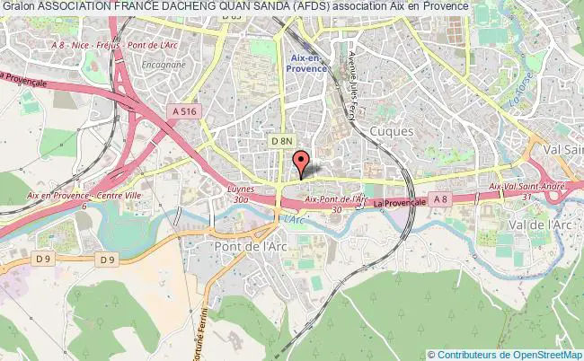plan association Association France Dacheng Quan Sanda (afds) Aix-en-Provence