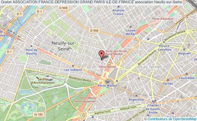 plan association Association France-dÉpression Grand Paris Ile-de-france Neuilly-sur-Seine