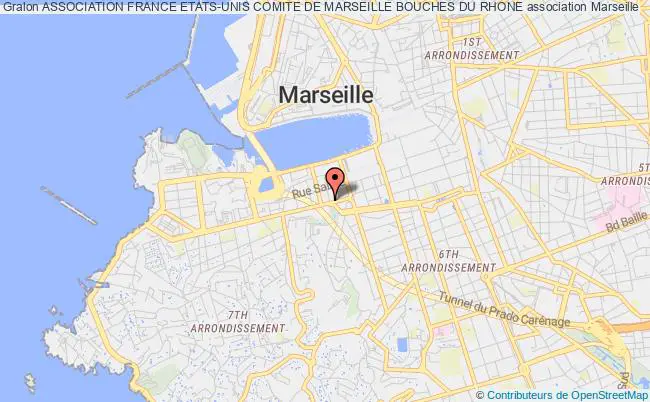 plan association Association France Etats-unis Comite De Marseille Bouches Du Rhone Marseille