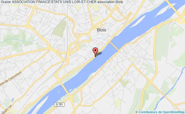 plan association Association France-etats Unis Loir-et-cher Blois