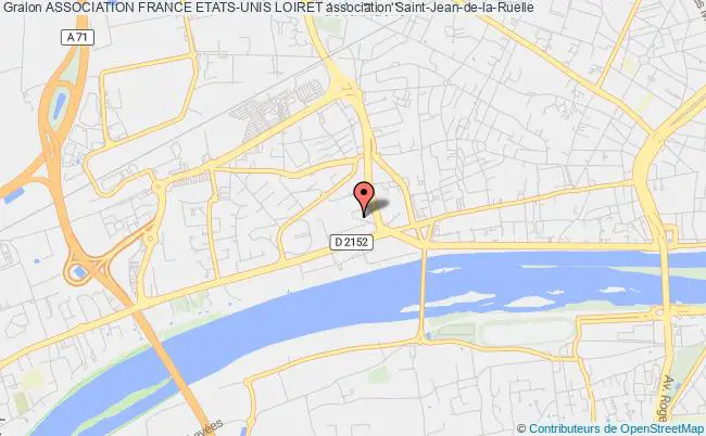 plan association Association France Etats-unis Loiret Saint-Jean-de-la-Ruelle