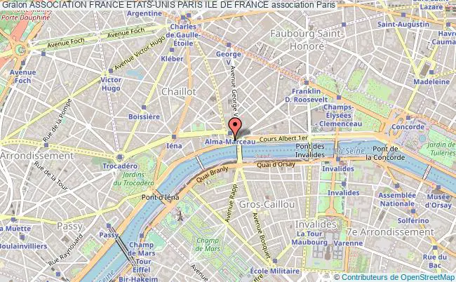 plan association Association France Etats-unis Paris Ile De France Paris