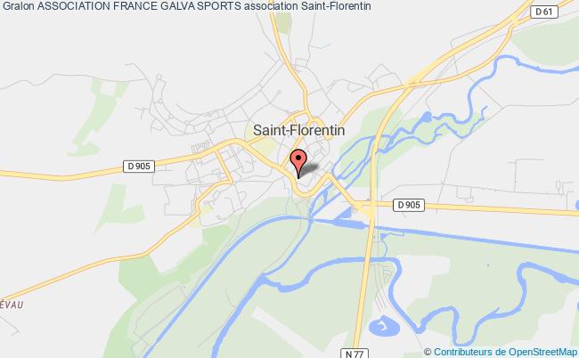 plan association Association France Galva Sports Saint-Florentin