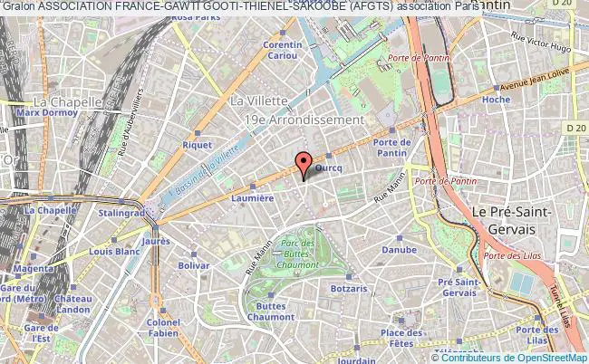 plan association Association France-gawti Gooti-thienel-sakoobe (afgts) Paris