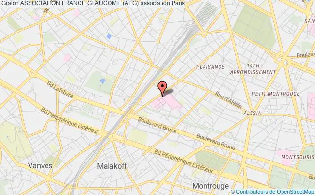 plan association Association France Glaucome (afg) Paris