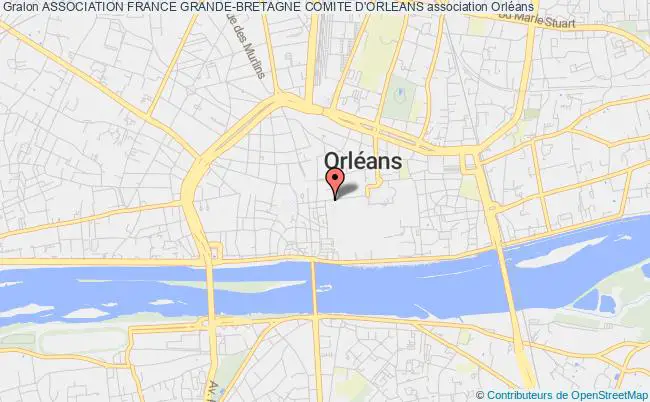 plan association Association France Grande-bretagne Comite D'orleans Orléans