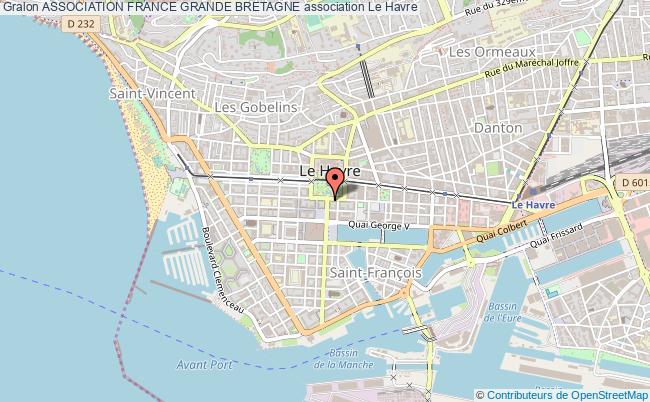 plan association Association France Grande Bretagne Le    Havre