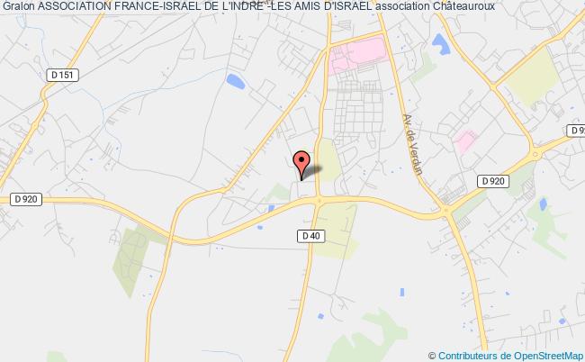 plan association Association France-israel De L'indre -les Amis D'israel Châteauroux
