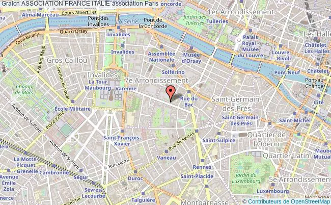 plan association Association France Italie Paris