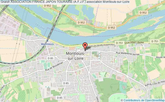 plan association Association France Japon Touraine (a.f.j.f.) Montlouis-sur-Loire