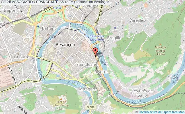 plan association Association France'medias (afm) Besançon