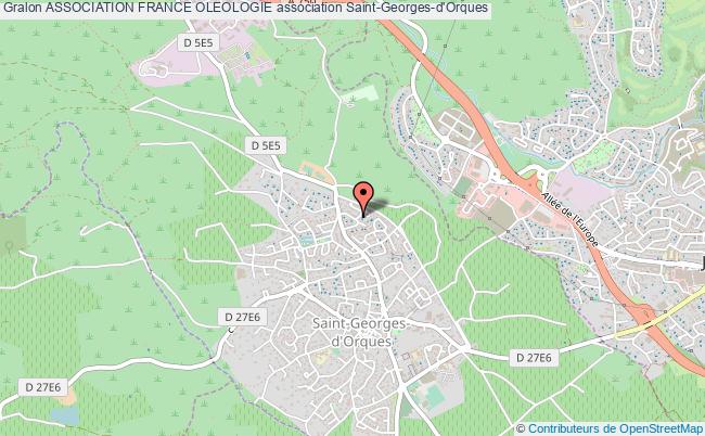 plan association Association France Oleologie Saint-Georges-d'Orques
