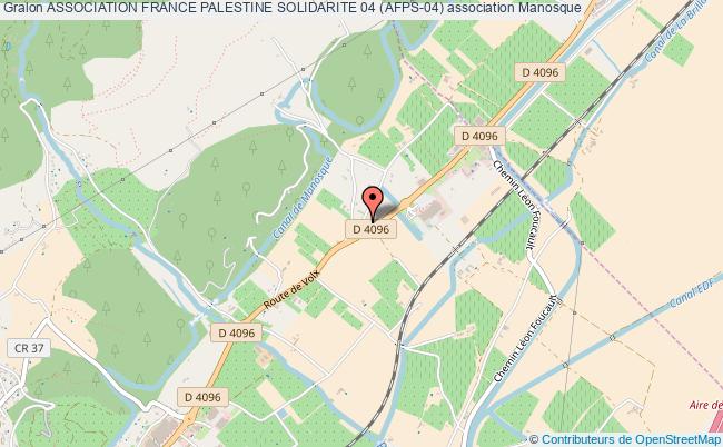 plan association Association France Palestine Solidarite 04 (afps-04) Manosque