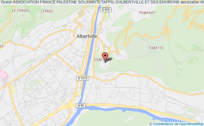 ASSOCIATION FRANCE PALESTINE SOLIDARITE (AFPS) D'ALBERTVILLE ET DES ENVIRONS