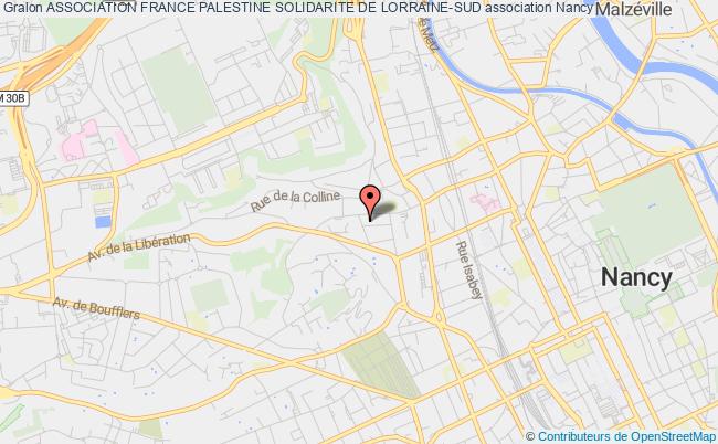 plan association Association France Palestine Solidarite De Lorraine-sud Nancy