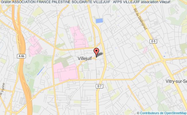 plan association Association France Palestine Solidarite Villejuif   Afps Villejuif Villejuif