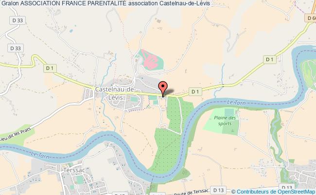 plan association Association France ParentalitÉ Castelnau-de-Lévis