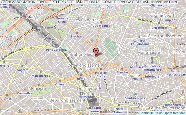 plan association Association France Pelerinage Hajj Et Omra - Comite Francais Du Hajj Paris