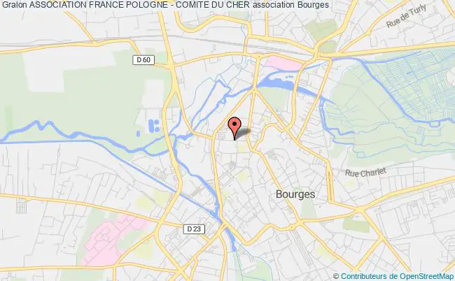 plan association Association France Pologne - Comite Du Cher Bourges