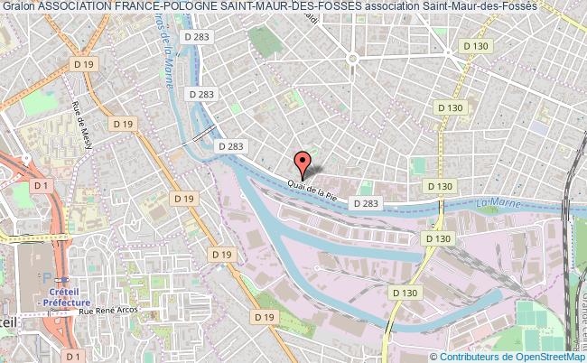 plan association Association France-pologne Saint-maur-des-fosses Saint-Maur-des-Fossés