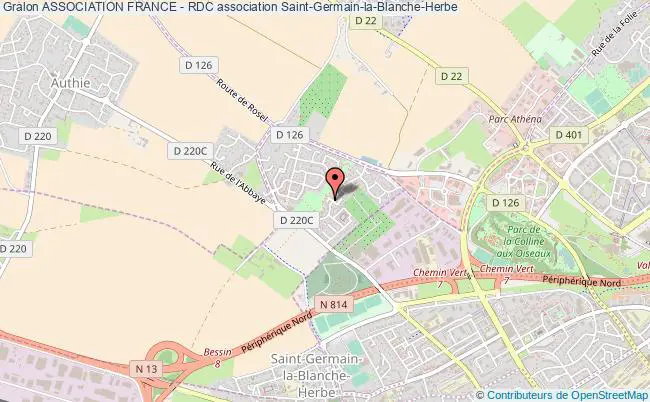 plan association Association France - Rdc Saint-Germain-la-Blanche-Herbe