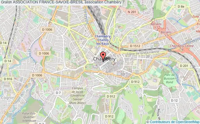 plan association Association France-savoie-bresil Chambéry