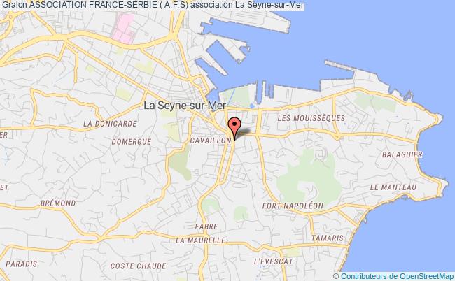 plan association Association France-serbie ( A.f.s) La Seyne-sur-Mer