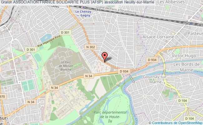 plan association Association France Solidarite Plus (afsp) Neuilly-sur-Marne