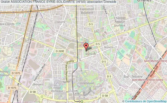 plan association Association France Syrie-solidarite (afss) Grenoble