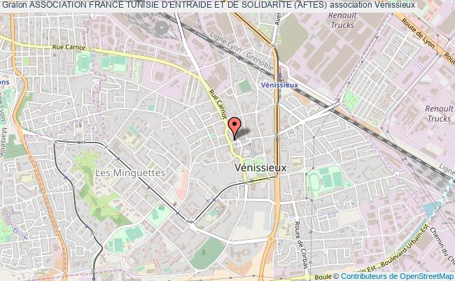plan association Association France Tunisie D'entraide Et De Solidarite (aftes) Vénissieux