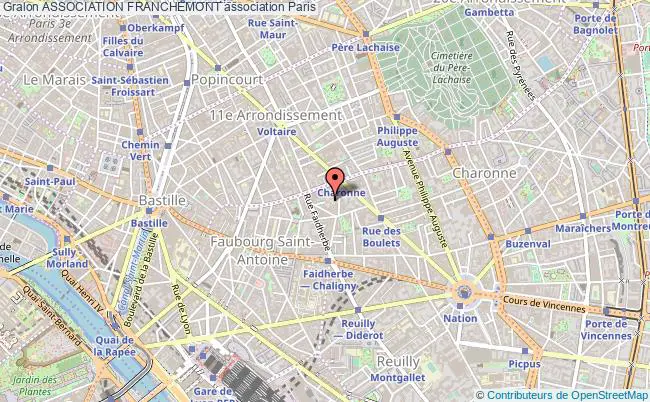 plan association Association Franchemont Paris