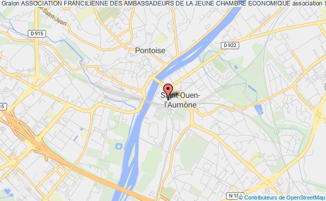 plan association Association Francilienne Des Ambassadeurs De La Jeune Chambre Economique Saint-Ouen-l'Aumône