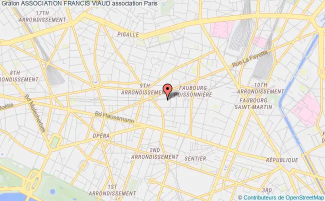 plan association Association Francis Viaud Paris