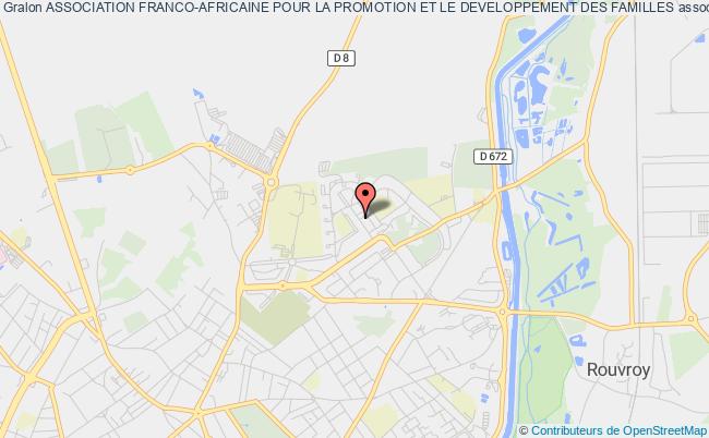 plan association Association Franco-africaine Pour La Promotion Et Le Developpement Des Familles Saint-Quentin
