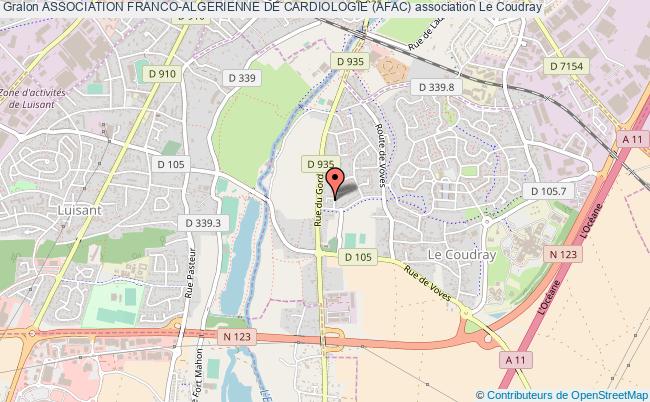 plan association Association Franco-algerienne De Cardiologie (afac) Le Coudray