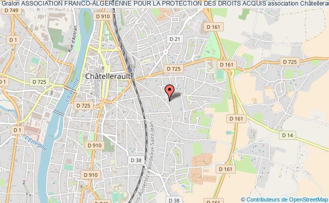 plan association Association Franco-algerienne Pour La Protection Des Droits Acquis Châtellerault
