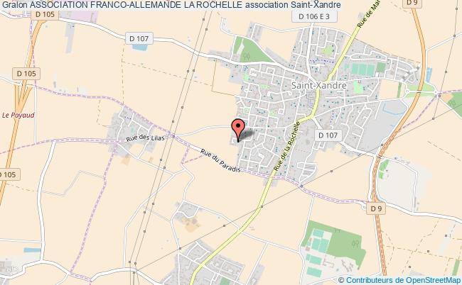 plan association Association Franco-allemande La Rochelle Saint-Xandre
