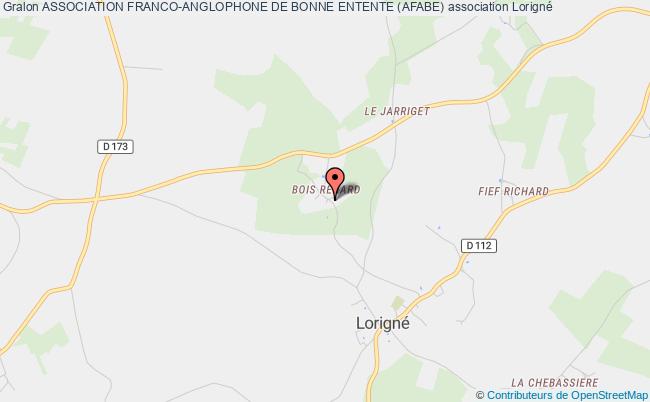 plan association Association Franco-anglophone De Bonne Entente (afabe) Lorigné