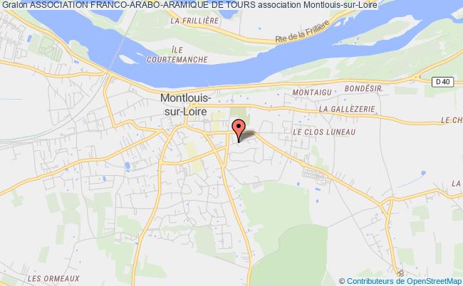 plan association Association Franco-arabo-aramique De Tours MONTLOUIS-SUR-LOIRE