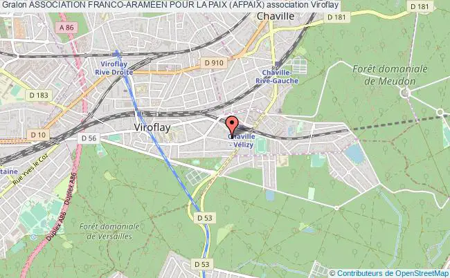 plan association Association Franco-aramÉen Pour La Paix (afpaix) Viroflay