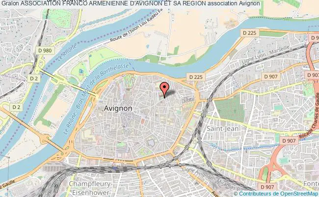 plan association Association Franco Armenienne D'avignon Et Sa Region Avignon