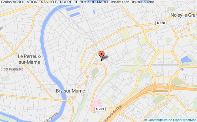 plan association Association Franco Berbere De Bry-sur-marne Bry-sur-Marne