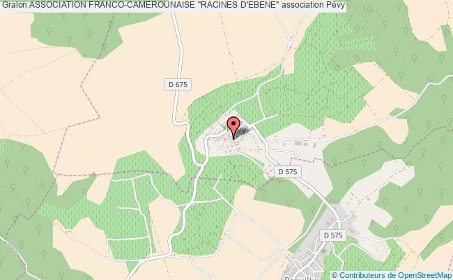 plan association Association Franco-camerounaise "racines D'ebene" Pévy